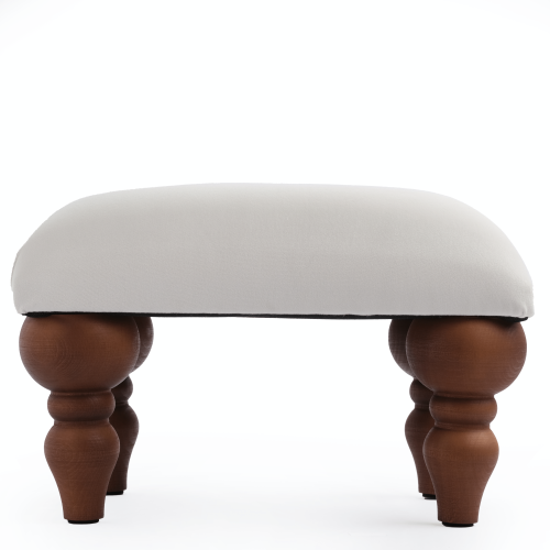 Fußstütze für Sessel in Weiß, praktisches und ästhetisches Möbelstück