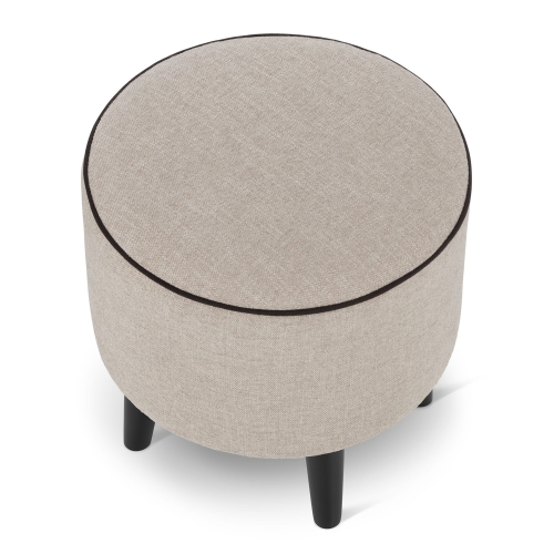 beigefarbener runder Sitzsack