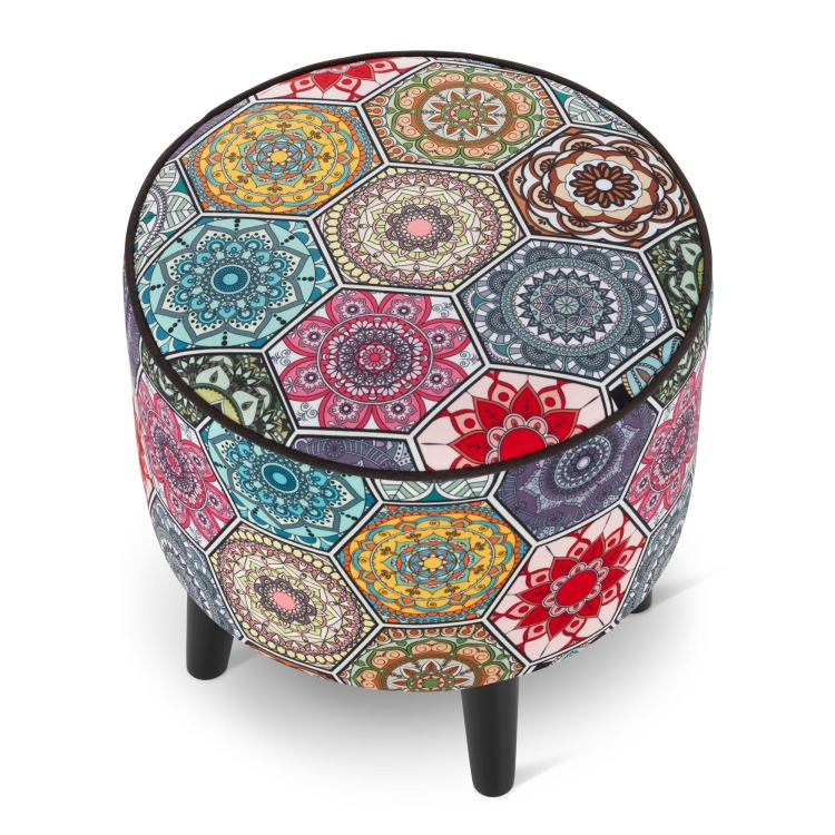 orientalischer runder Puff