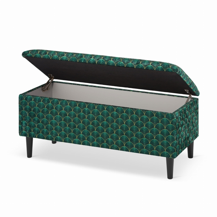 grüner Sitzsack mit Staufach