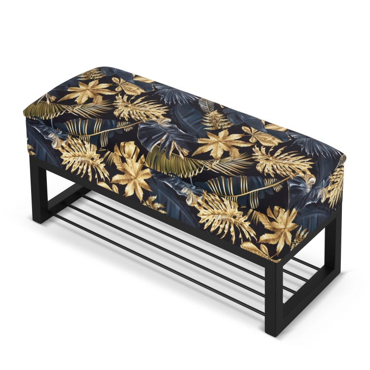 Gemusterter Sitzsack mit Schuhhalter im Loft-Stil