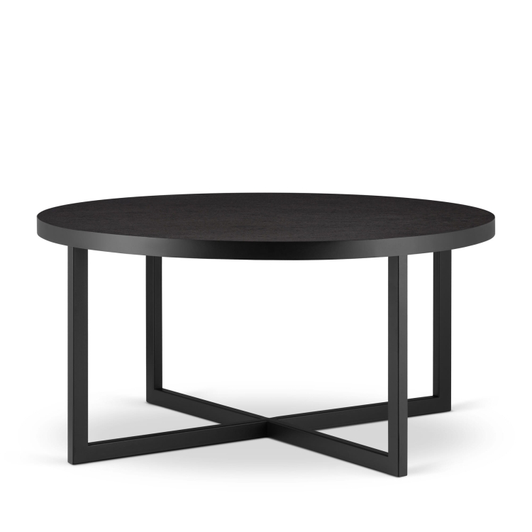 schwarzer Couchtisch