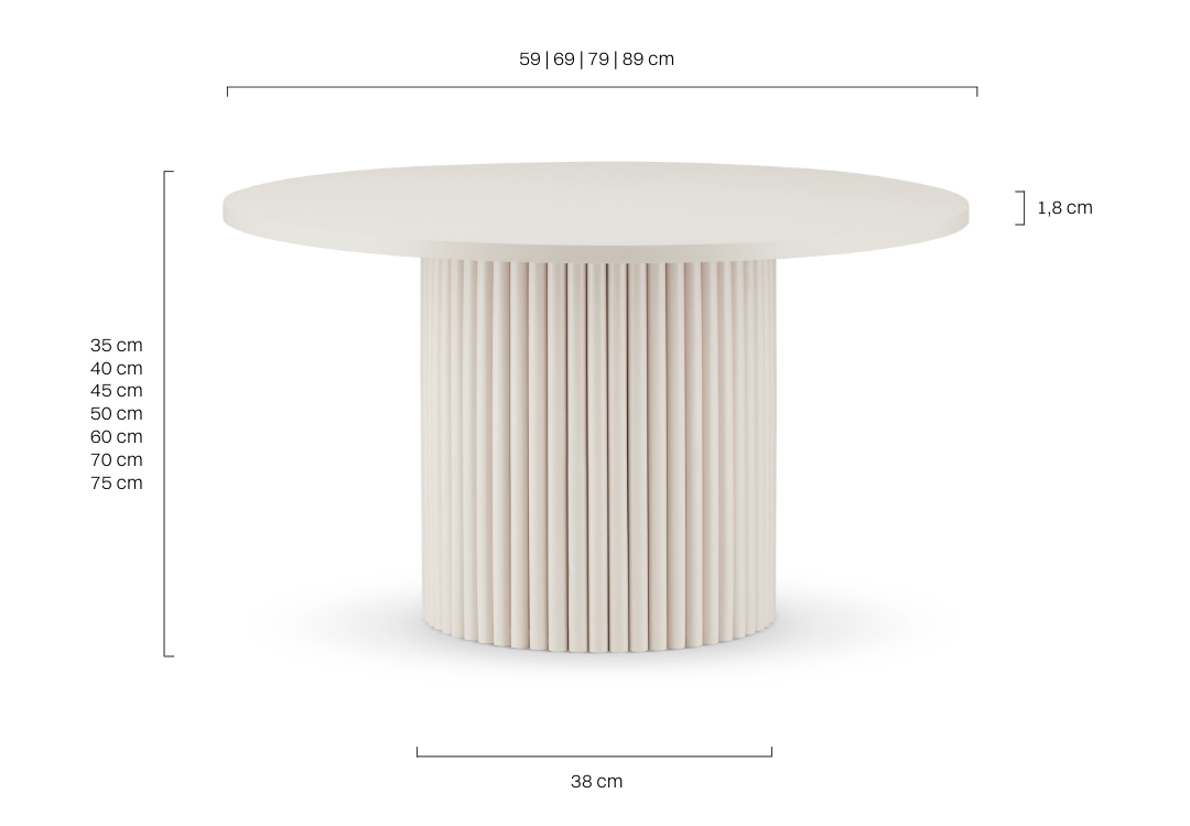 Couchtisch aus Kaschmir