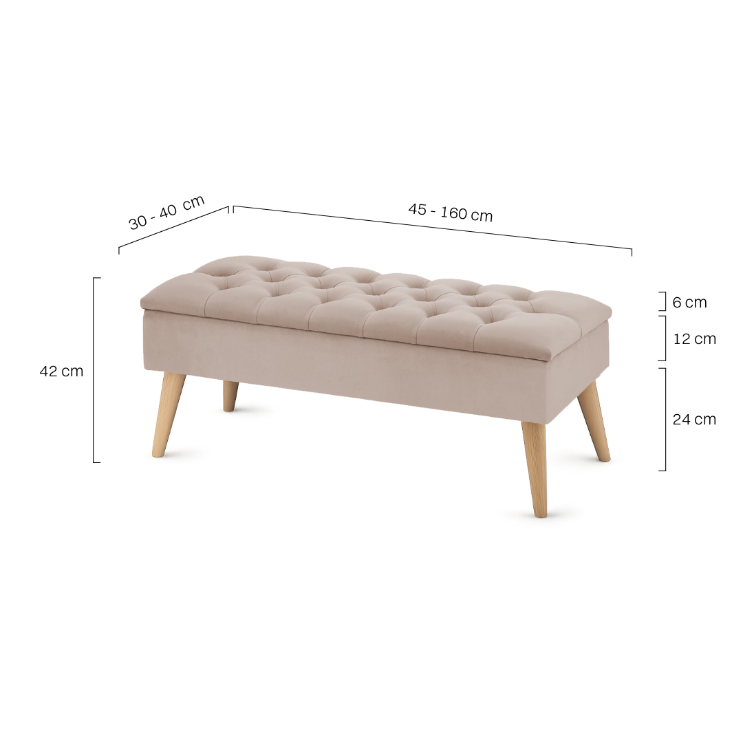 Sitzpuff mit Stauraum